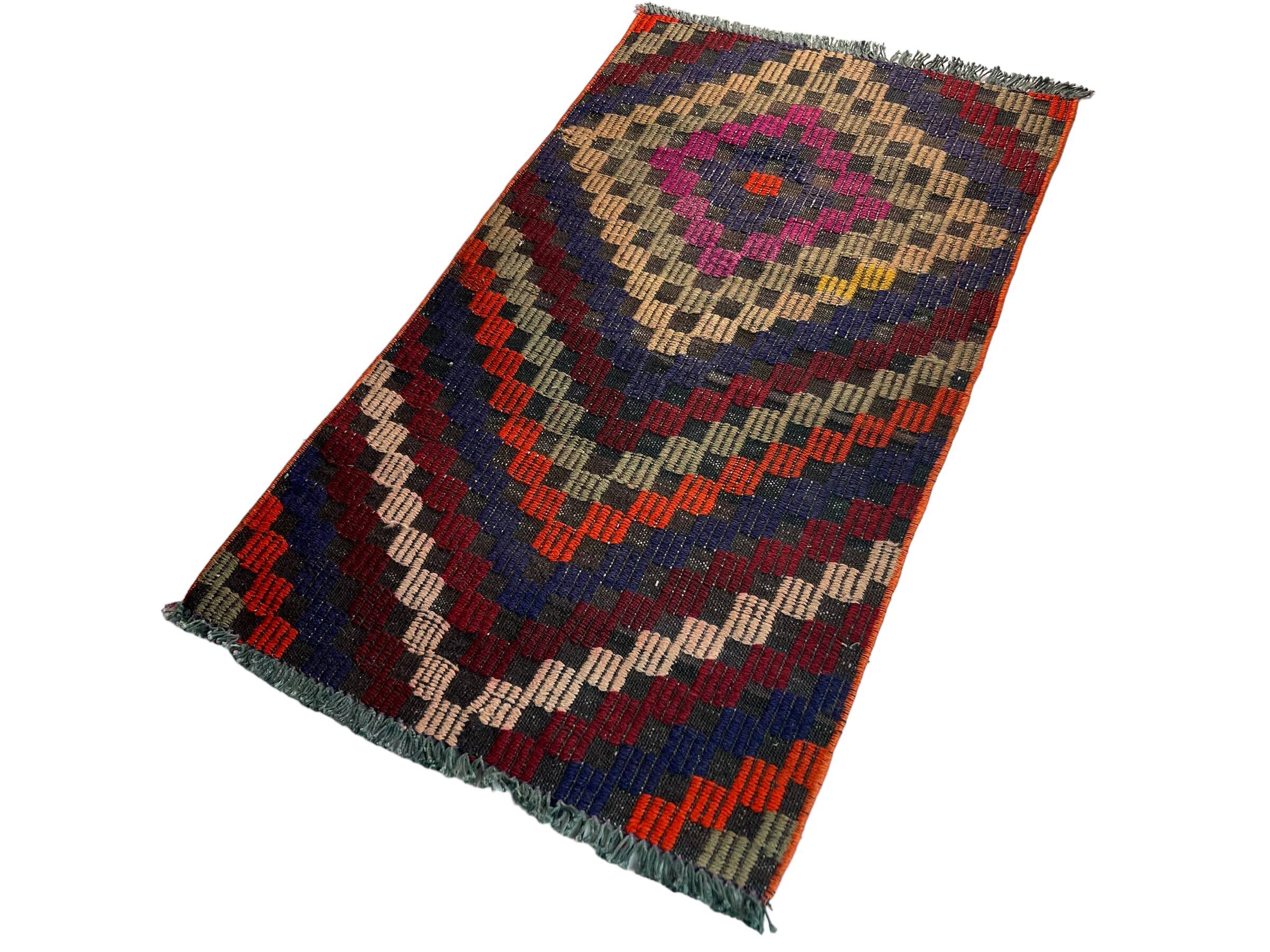 Vintage turkish kilim rug, 95 x 57 cm