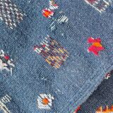 Berber Kilim Hallway Rug VINTAGE Velvet Patterns