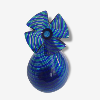 Vase soliflore en verre de murano