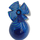 Vase soliflore en verre de murano