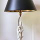 Fine ceramic lamp from the early 20th century