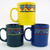 Set of 3 ceramic mugs Staffordshire Tableware
