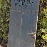 Solid gate, garden iron, H227x110cm, old, exterior door