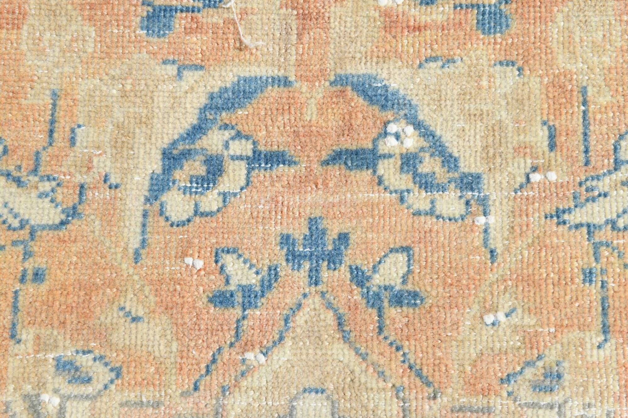 Shades Of Pink Large Vintage Persian Carpet, Hand Knotted Rug, 282x426 Cm