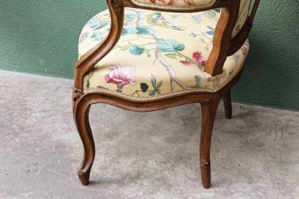 Fauteuil cabriolet, époque Louis XV, 18ème siècle