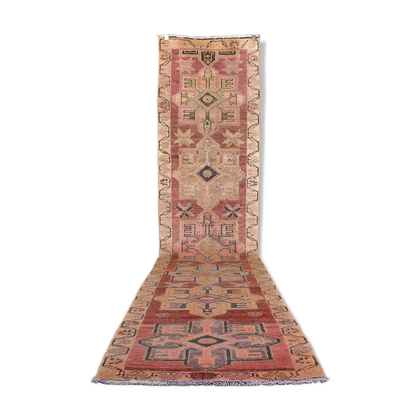 Vintage Hallway Tribal Carpet sku 1873