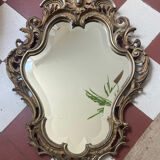 Gilded bronze mirror