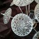 Lustre plafonnier Sputnik 3 feux Emil Stejnar - 1960