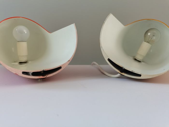 Pair of Italian lamps 70s- A. Bianchi Milano