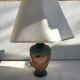 Lamp Robert de Schuytener  + shade Vintage cream ceramic