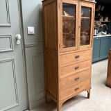 Parisian display cabinet in oak (renovated)