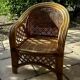 Fauteuil en osier