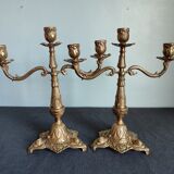 Pair of vintage candlesticks