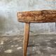 Small organic bench in blond Asian teak quadripod - Tujuh