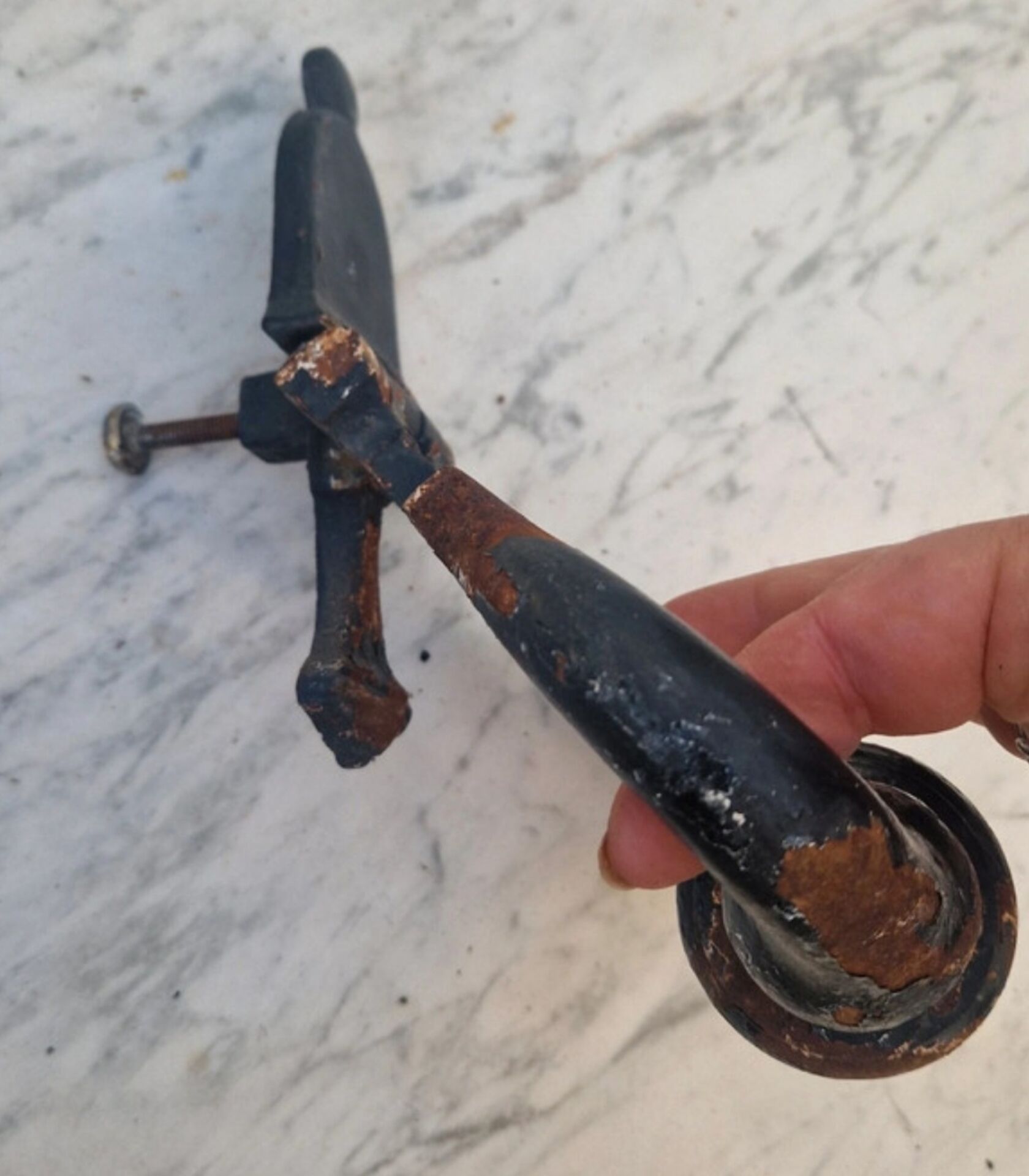 Wrought iron door knocker