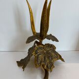 Brass candleholder art deco, 1930