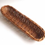 Long rattan basket