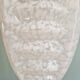 Art Deco pendant light in white speckled glass, 1920s-30s