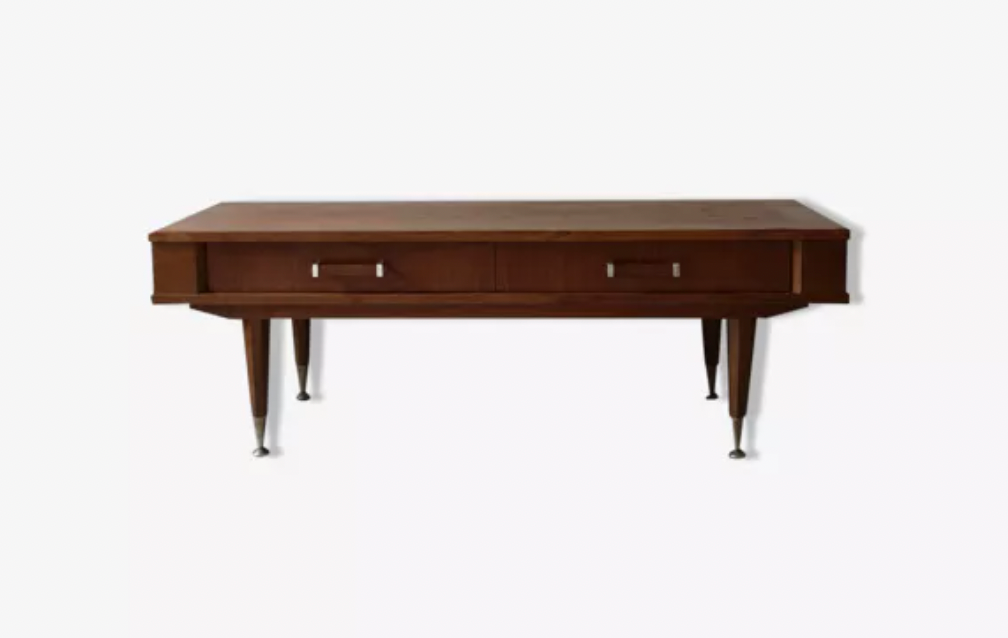 Enfilade basse design scandinave en bois, 1970