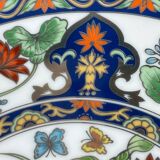 Assiette décorative vintage en porcelaine, Japon