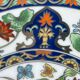 Vintage decorative porcelain plate, Japan