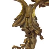 Paire de frontons anciens français en bronze doré