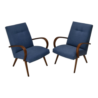 Pair of Mid-century armchairs by Jaroslav Smidek 1960s