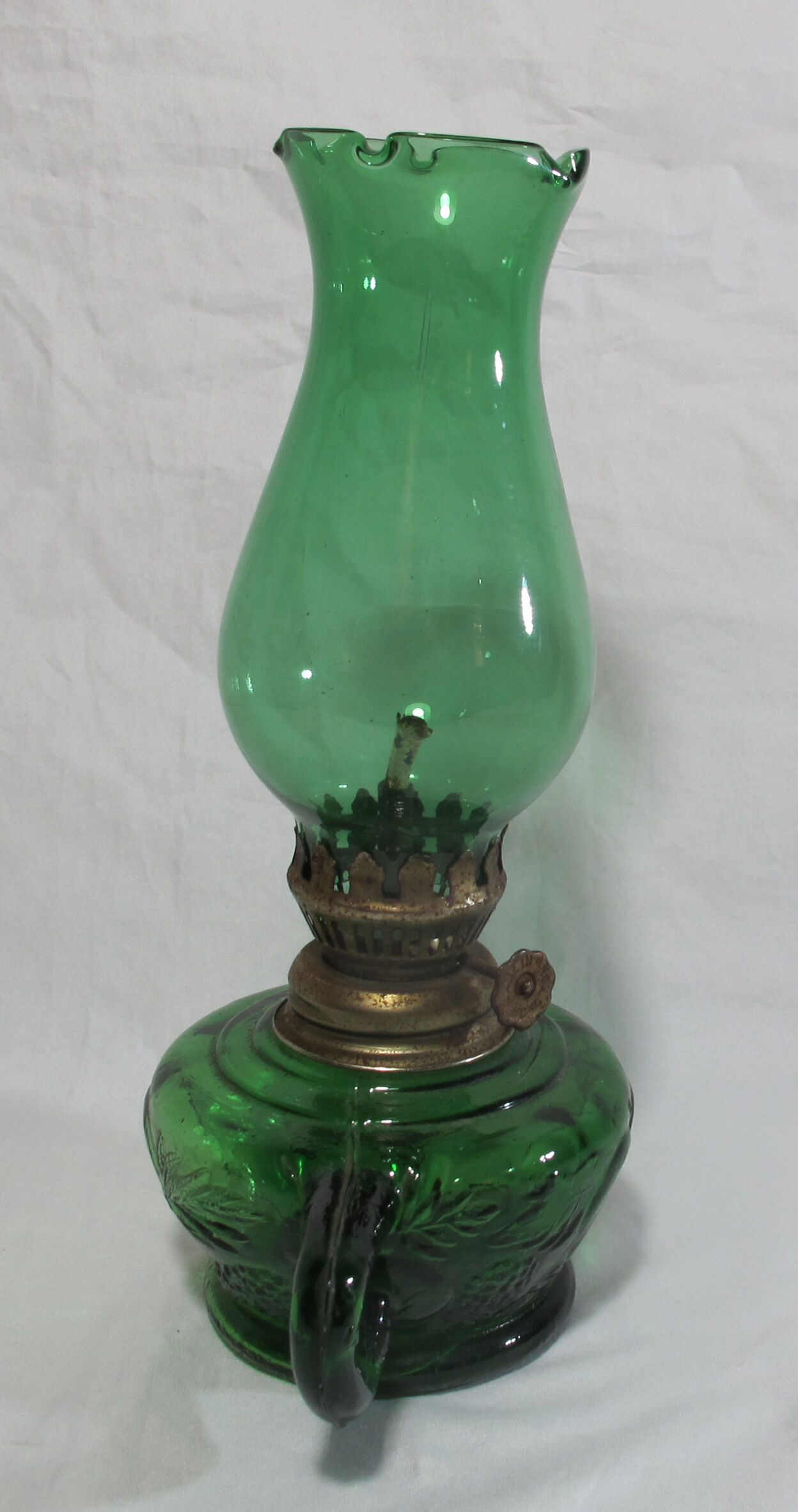 Glass kerosene lamp