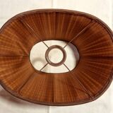 Pleated silk lampshade