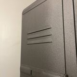 Industrial metal cloakroom with rounded corners