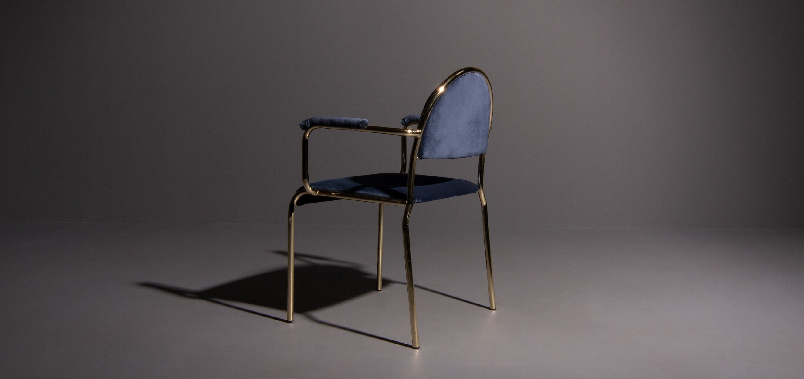 Hollywood Regency chair with or without armrest