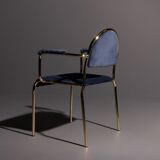 Hollywood Regency chair with or without armrest