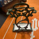 Cast iron umbrella door