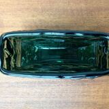 Swedish brutalist glass vase from the mid-century by Göte Augustsson for Ruda, 1960s.