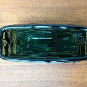Swedish brutalist glass vase from the mid-century by Göte Augustsson for Ruda, 1960s.