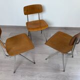 Set of 3 Friso Kramer chairs for Ahrend by Cirkel Result 60s 70s