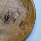 Coupe en bois d'olivier plat ancien artisanal slow décoration campagne