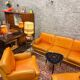 Sofa set + 2 vintage armchairs Roche Bobois - 1970