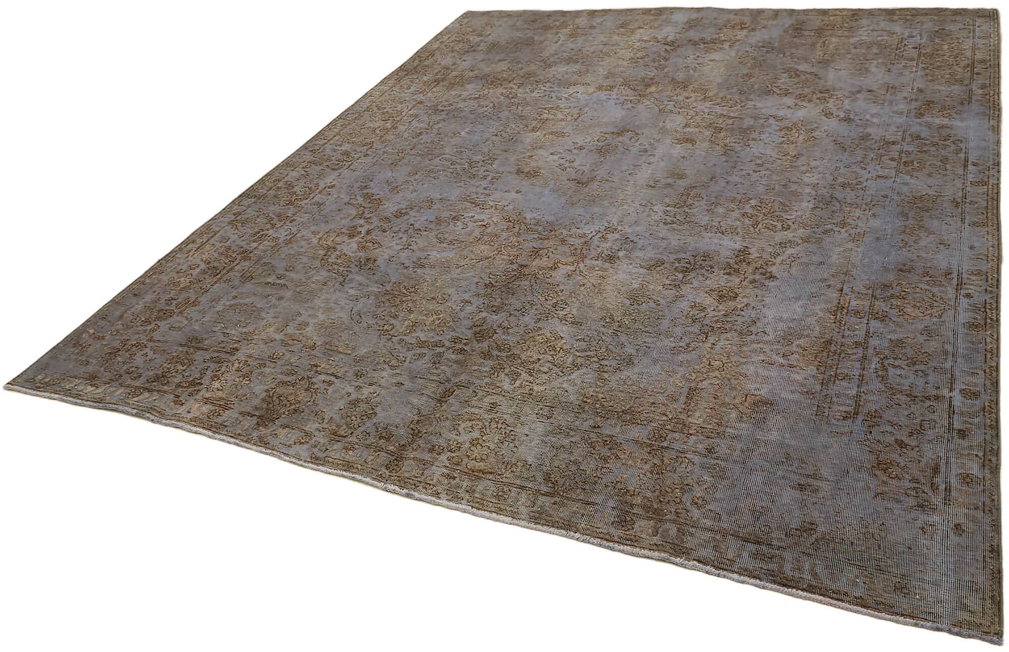 1980s 245 cm x 320 cm grey wool carpet