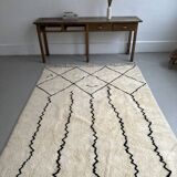 Berber carpet blessed graphic ouarain, 235x180 cm