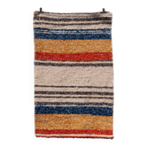 Tapis artisanal tissé main en coton recyclé - 40 x 60 cm