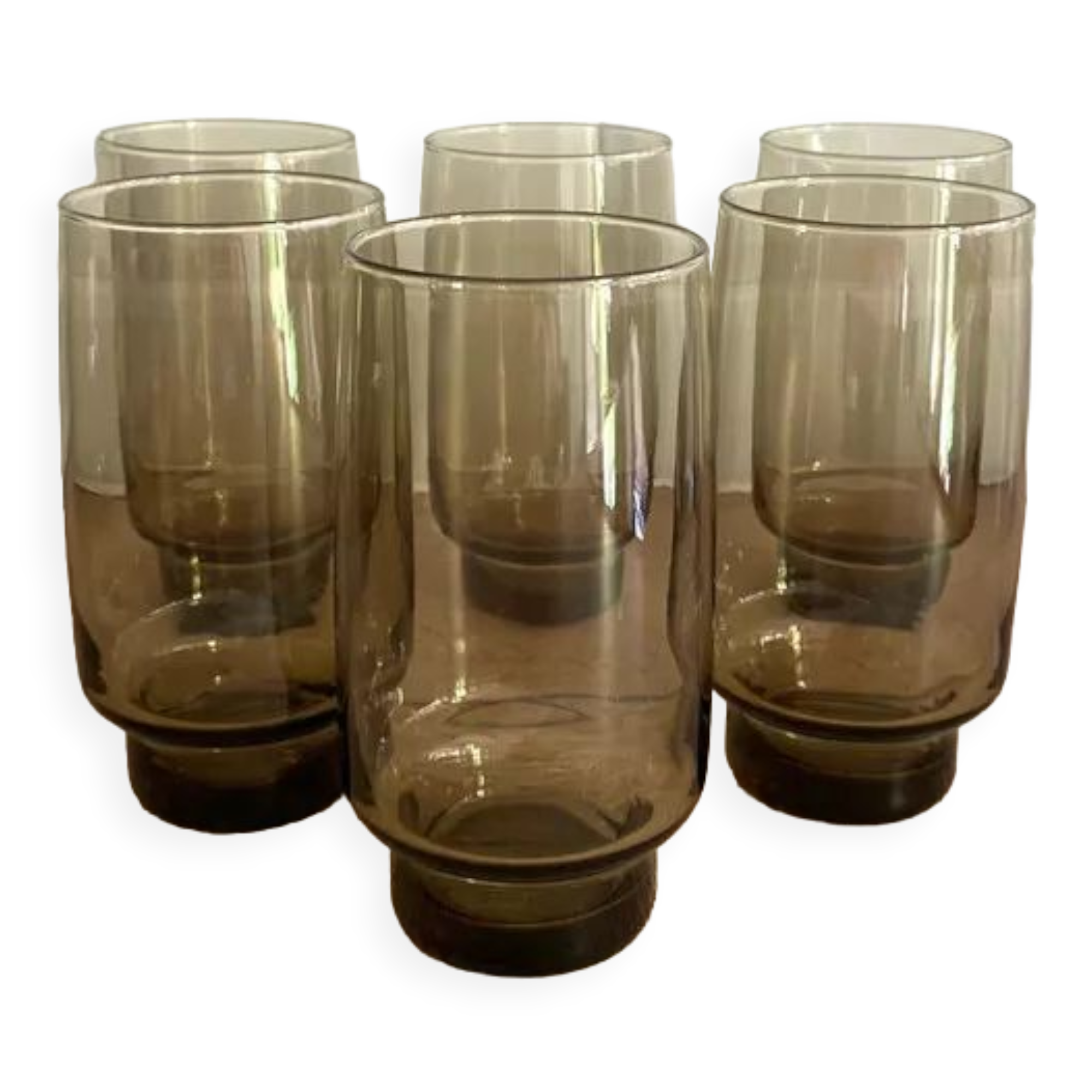 6 Luminarc Tivoli water glasses