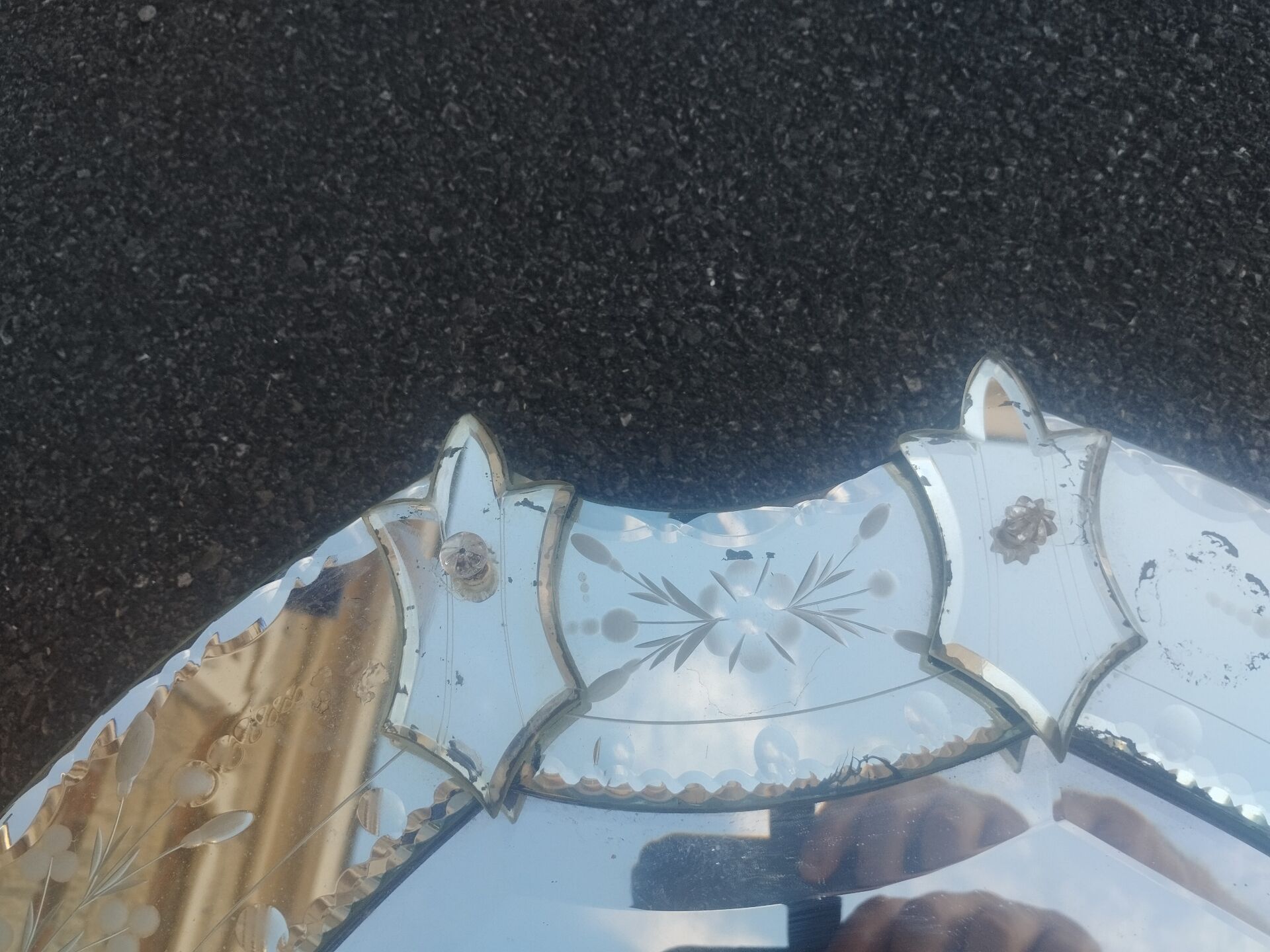 Ancient Venetian mirror