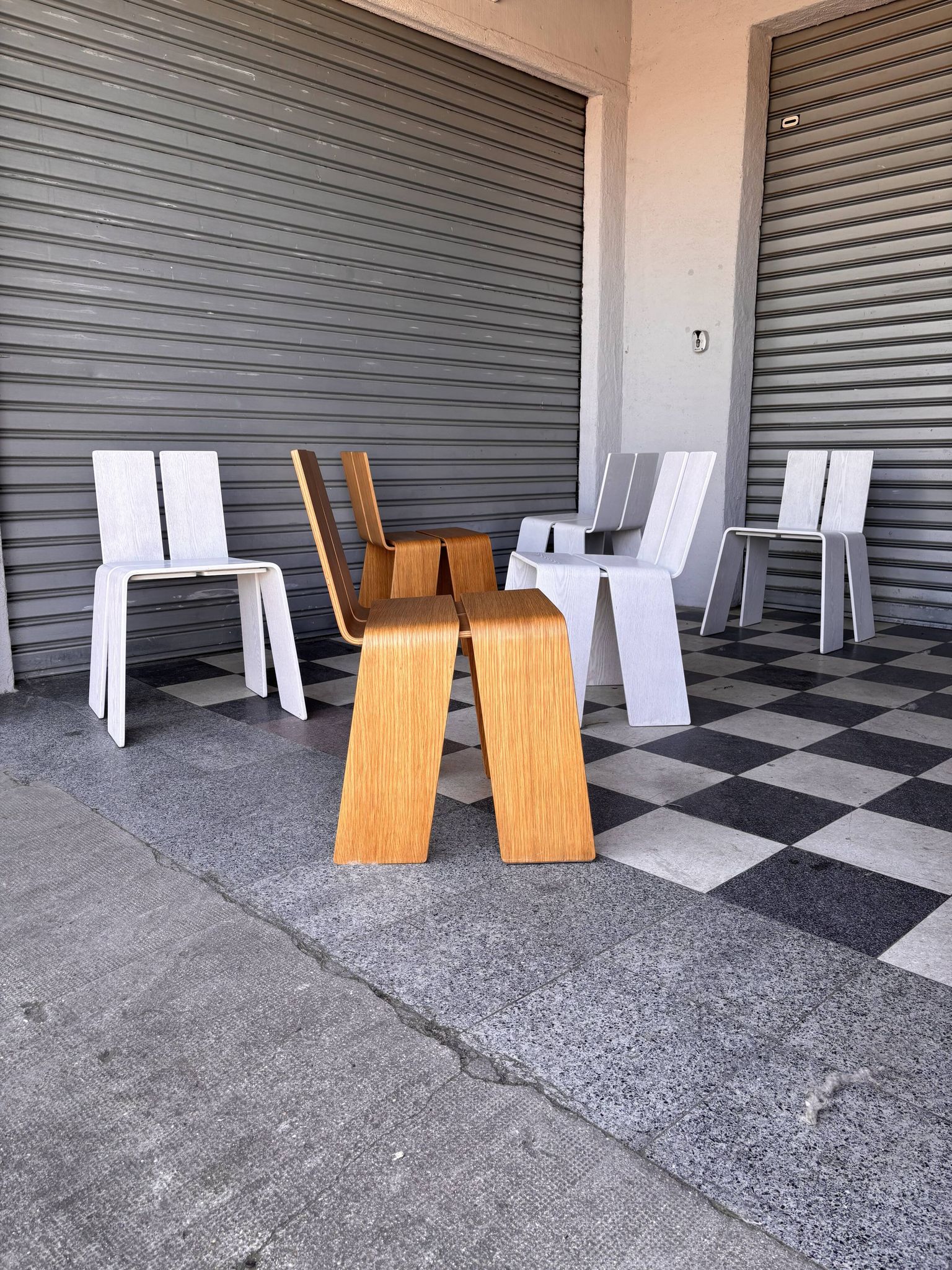 Set de 6 chaises au design danois Kibisi