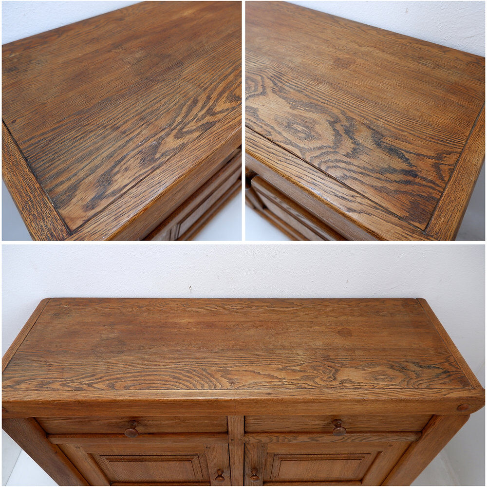 Buffet de style campagnard 2 portes et 2 tiroirs, années 1960