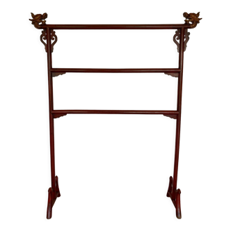 Chinese lacquered clothes rack