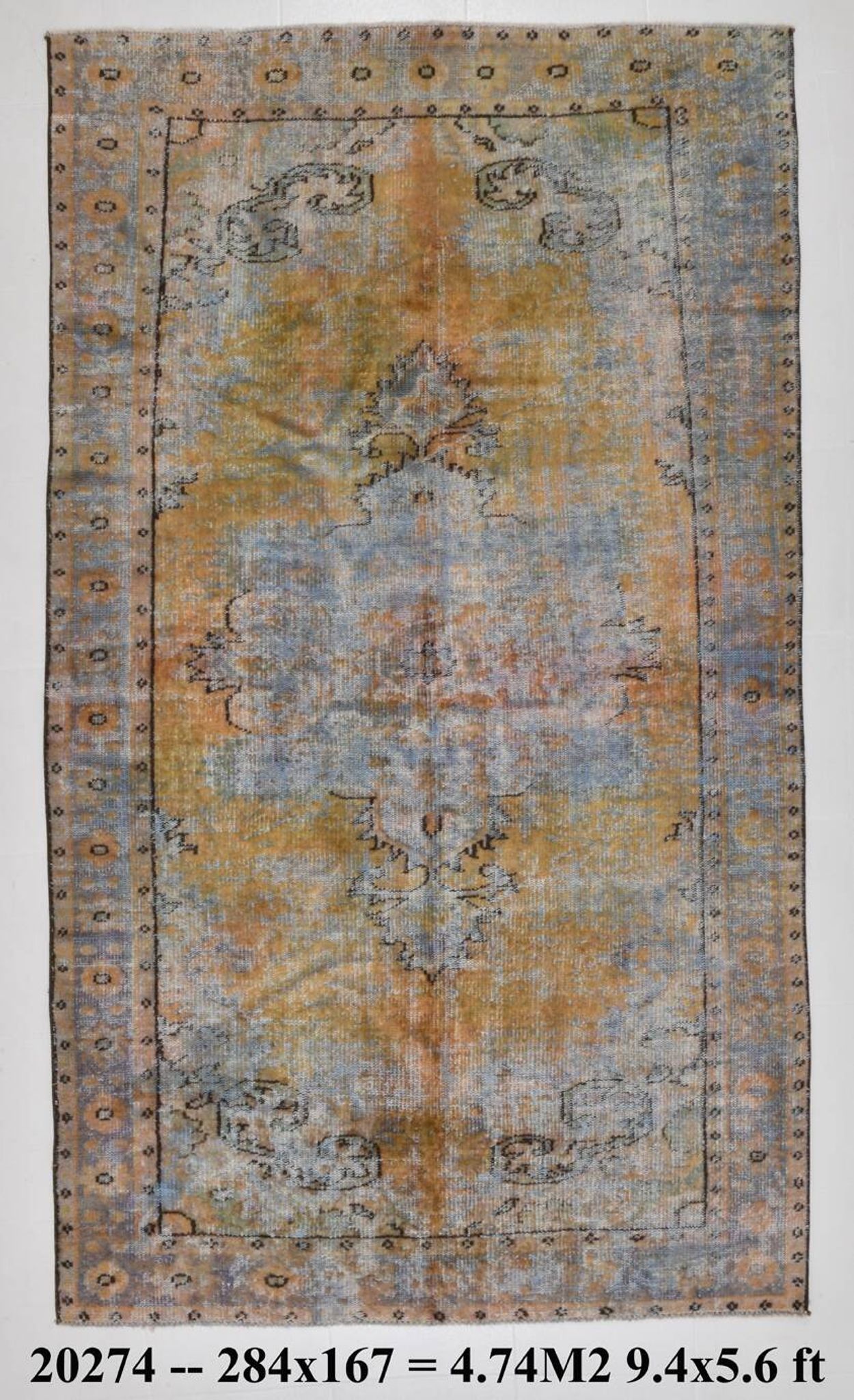 5x9 Persian Oriental Area Rug, 167x284Cm