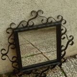 Miroir en fer forgé
