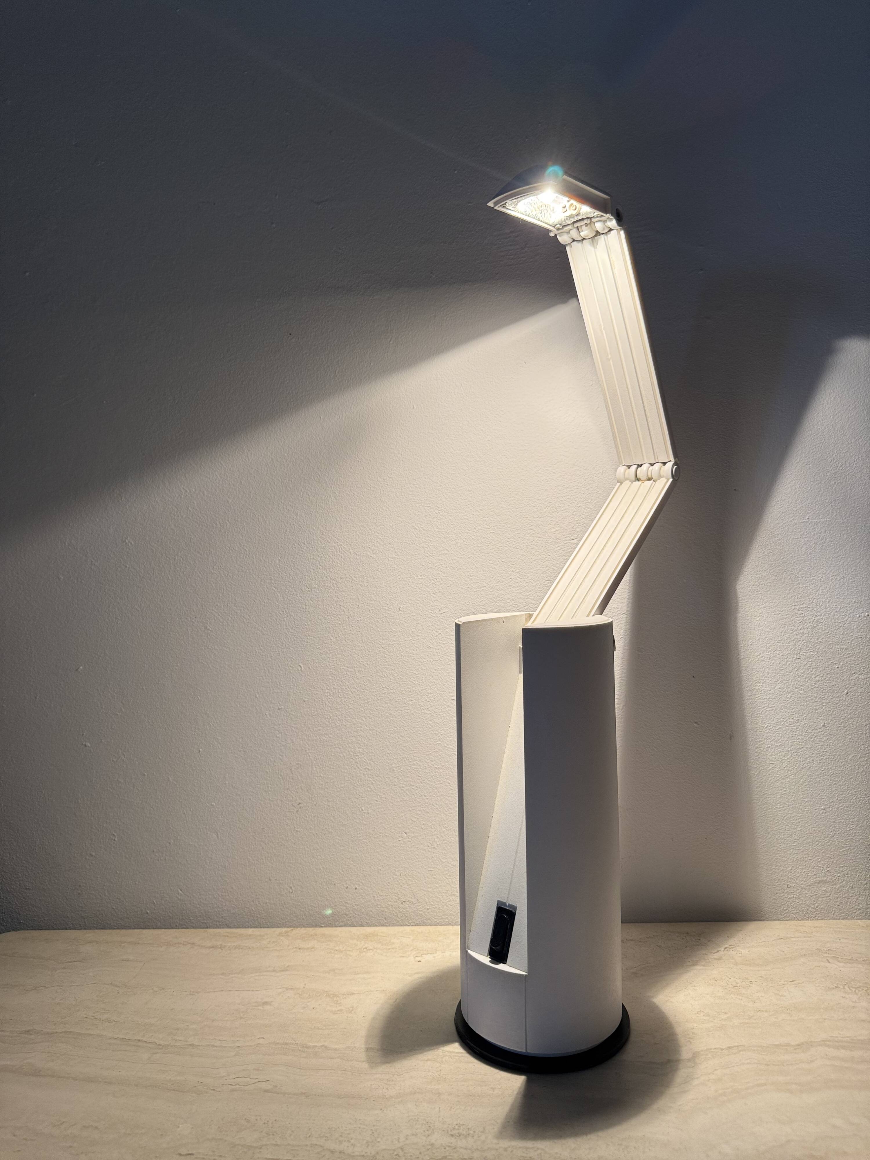 Post modern desk lamp by Hans von Klier for Bilumen, Italy 1980’s