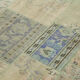 Handwoven oriental overdyed 169 cm x 245 cm beige patchwork rug
